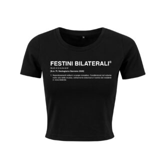 FESTINI BILATERALI - T-shirt crop donna